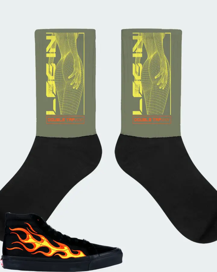 Socks in Olive