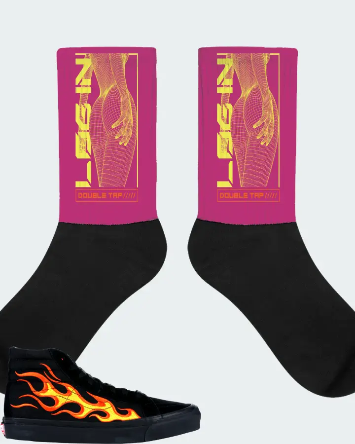 Socks in Berry