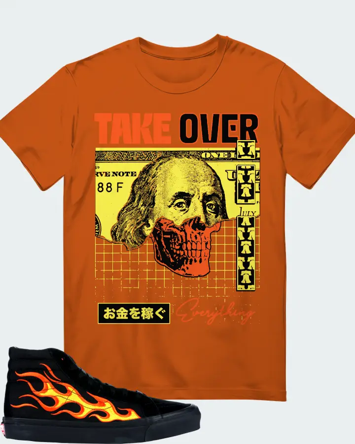 Vans Sk8-Hi Sneaker Matching Autumn T-Shirt - Take Over