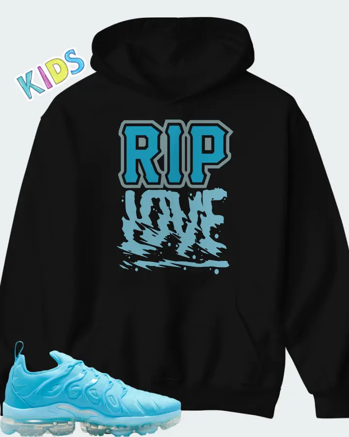 Nike Air Vapormax Plus Blue Chill Matching Kid's Hoodie