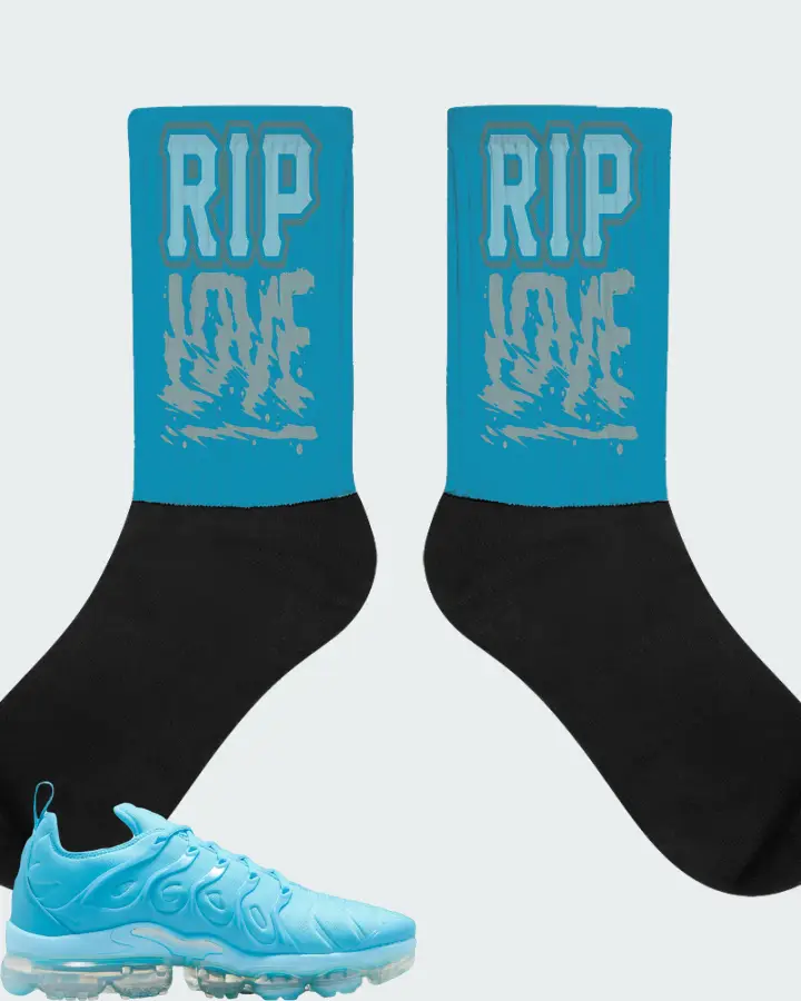 Nike Air Vapormax Plus Blue Chill Matching Socks