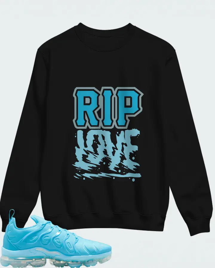 Nike Air Vapormax Plus Blue Chill Matching Sweatshirt