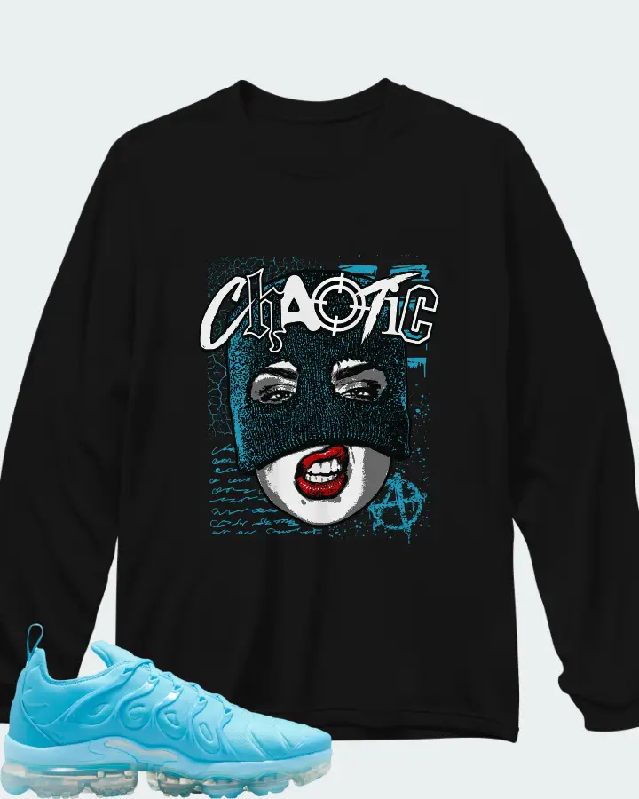 Nike Air Vapormax Plus Blue Chill  Matching Long Sleeve T-Shirt