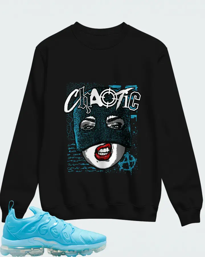 Nike Air Vapormax Plus Blue Chill  Matching Sweatshirt
