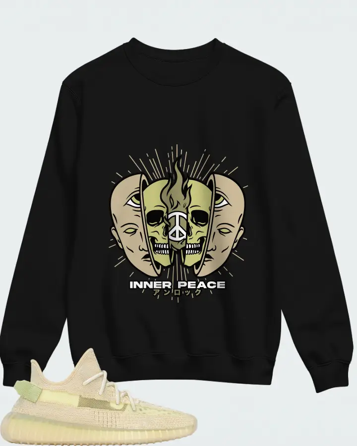 adidas Yeezy Boost 350 V2 Flax 2024 Matching Sweatshirt