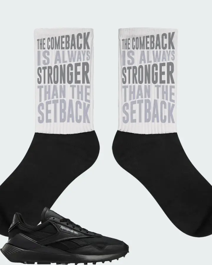 Reebok Classic Leather Legacy AZ Sneaker Matching Socks - The Comeback