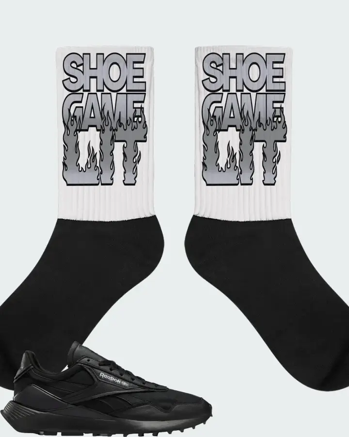 Reebok Classic Leather Legacy AZ Sneaker Matching Socks - Shoe Game Lit Refreshed