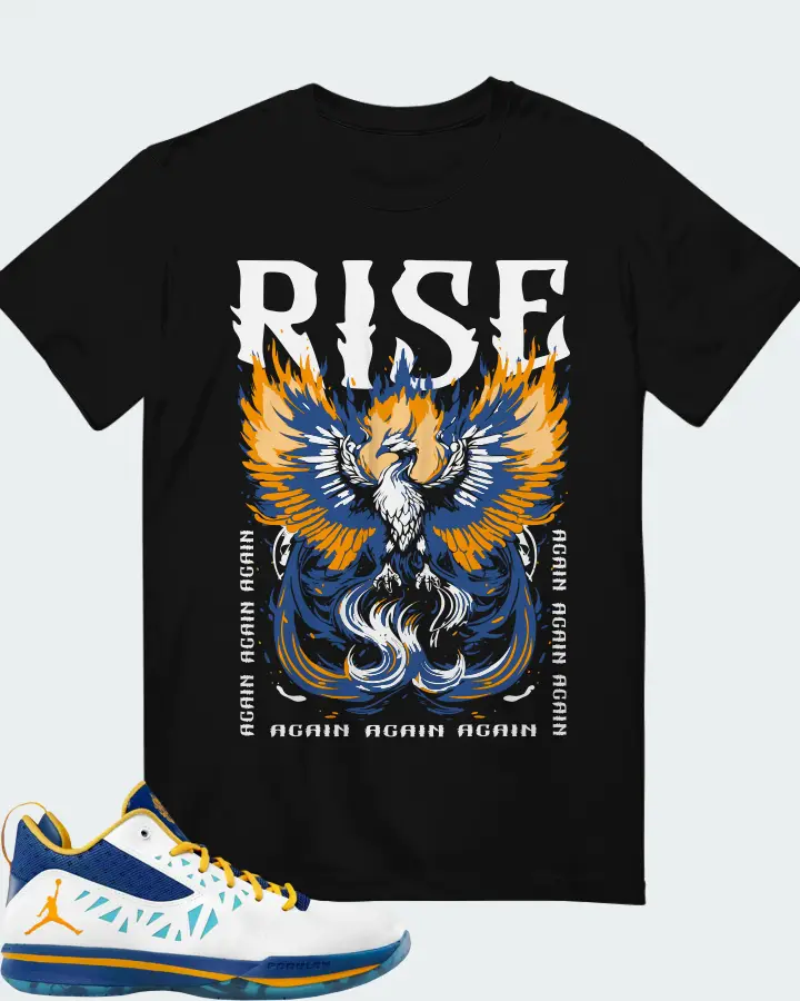 Air Jordan CP3 V  Sneaker Matching Black T-Shirt - RISE