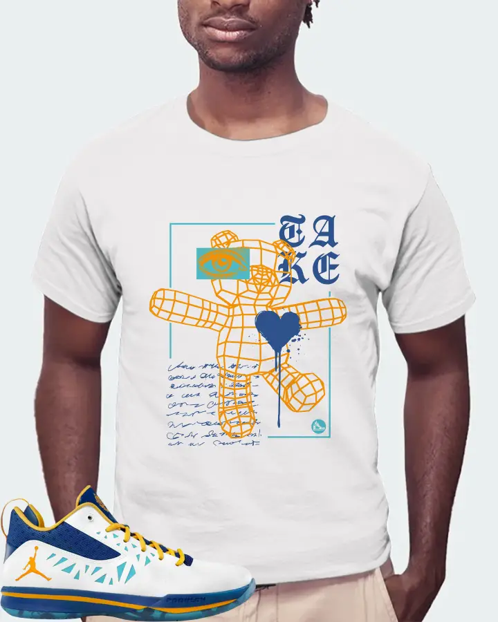 Air Jordan CP3 V  Sneaker Matching White T-Shirt (TAKE) - View 4