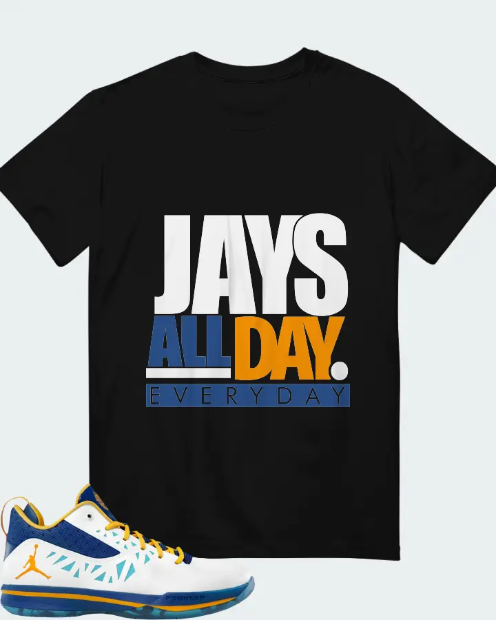 Air Jordan CP3 V  Sneaker Matching Black T-Shirt - Jays All Day