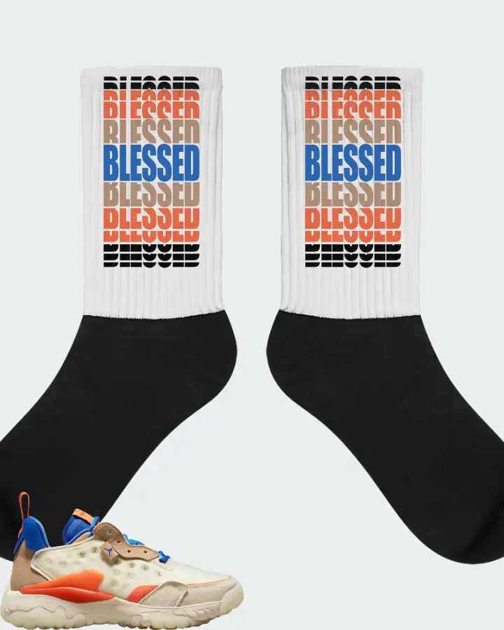 Jordan Delta 2 Sneaker Matching White Socks - BLESSED Many Times