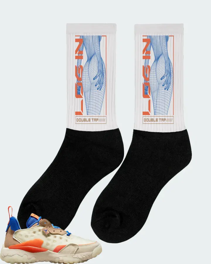 Jordan Delta 2 Sneaker Matching White Socks (LOGIN) - View 3