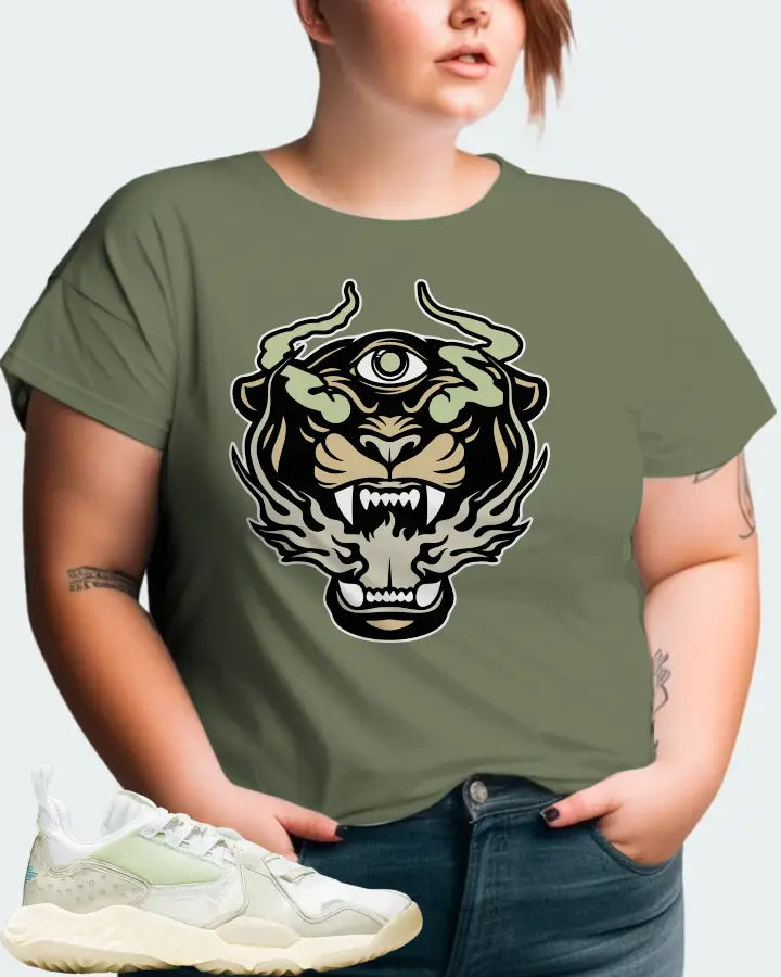 Jordan Delta  Sneaker Matching Olive T-Shirt (The Beast) - View 11