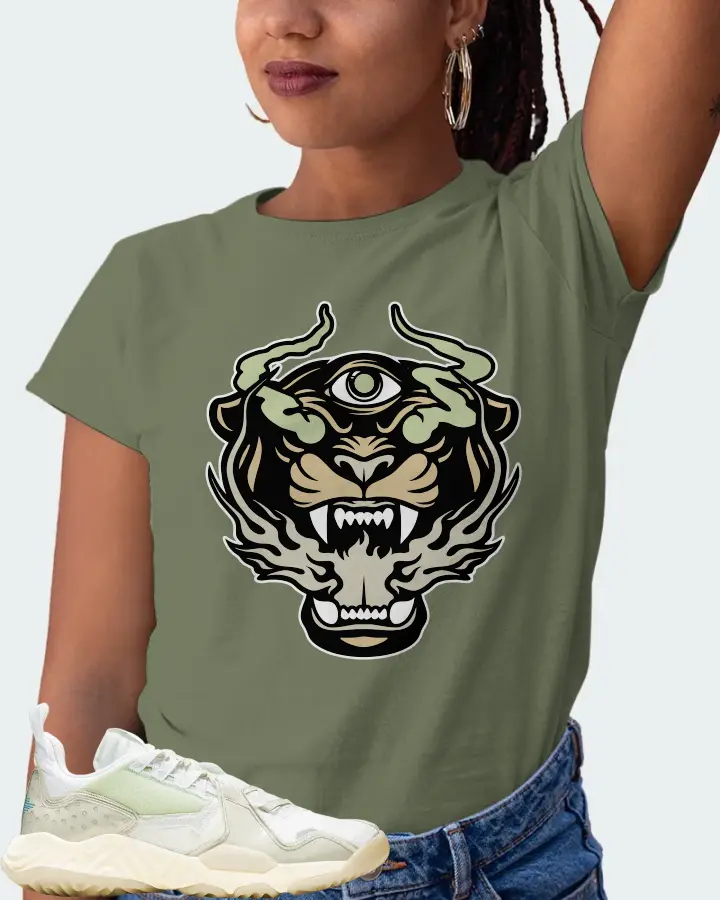 Jordan Delta  Sneaker Matching Olive T-Shirt (The Beast) - View 5