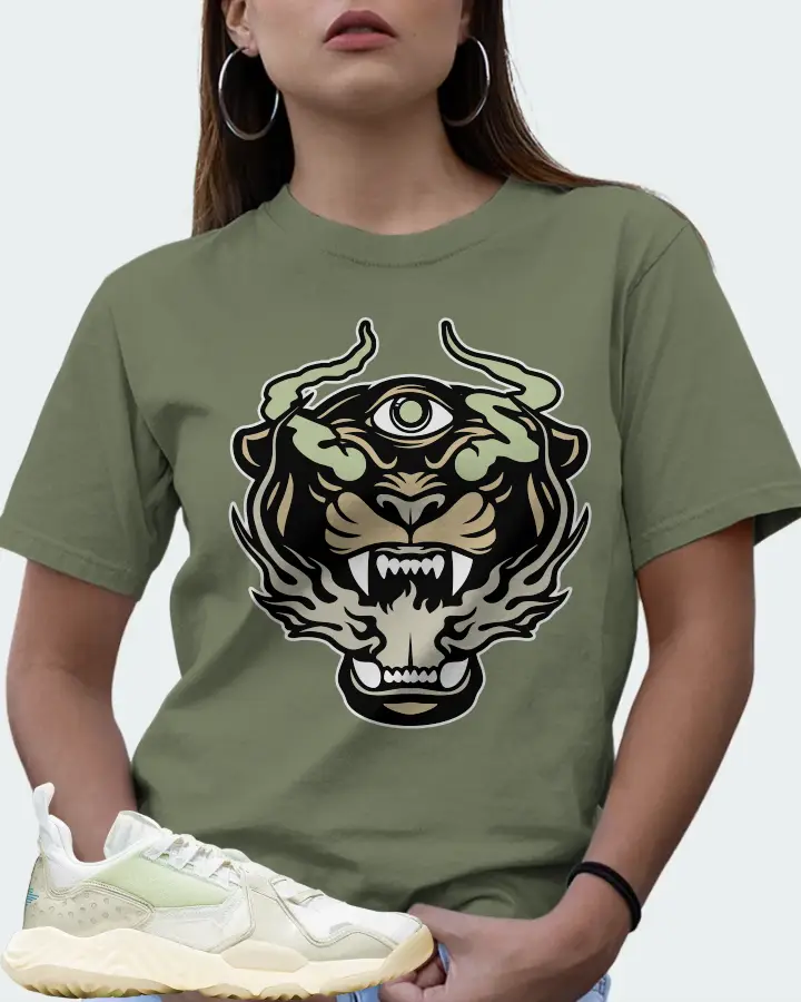Jordan Delta  Sneaker Matching Olive T-Shirt (The Beast) - View 7