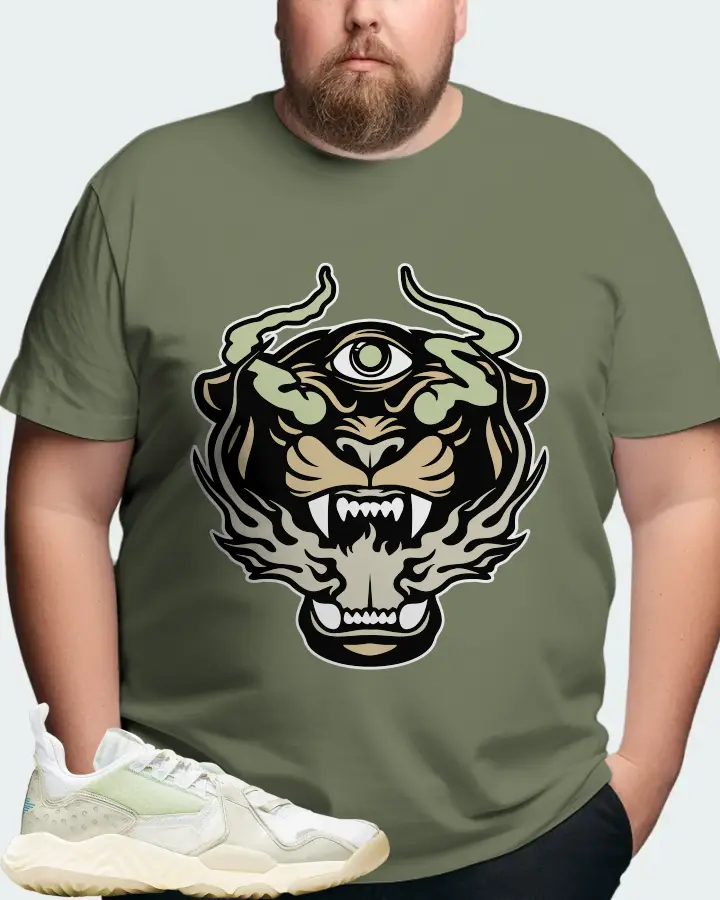 Jordan Delta  Sneaker Matching Olive T-Shirt (The Beast) - View 8