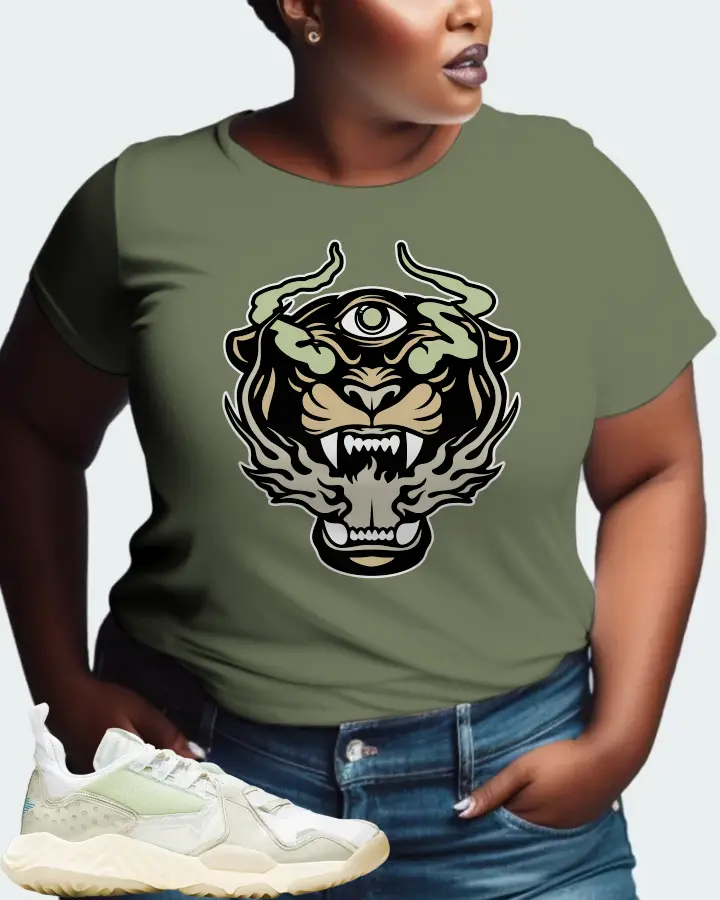 Jordan Delta  Sneaker Matching Olive T-Shirt (The Beast) - View 9