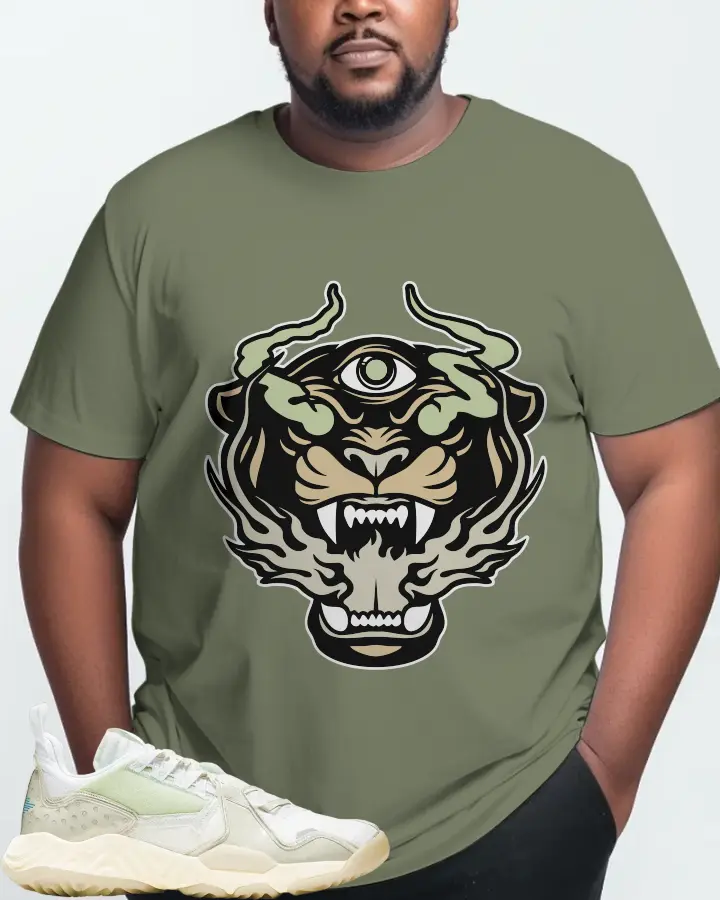 Jordan Delta  Sneaker Matching Olive T-Shirt (The Beast) - View 10