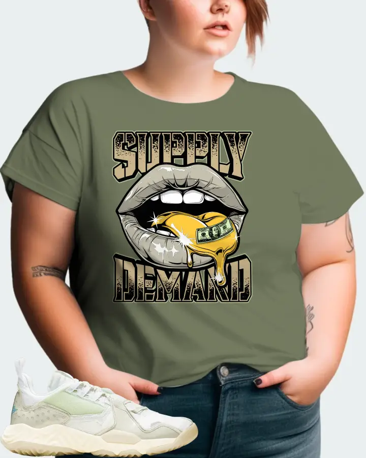 Jordan Delta  Sneaker Matching Olive T-Shirt (Supply Demand) - View 11