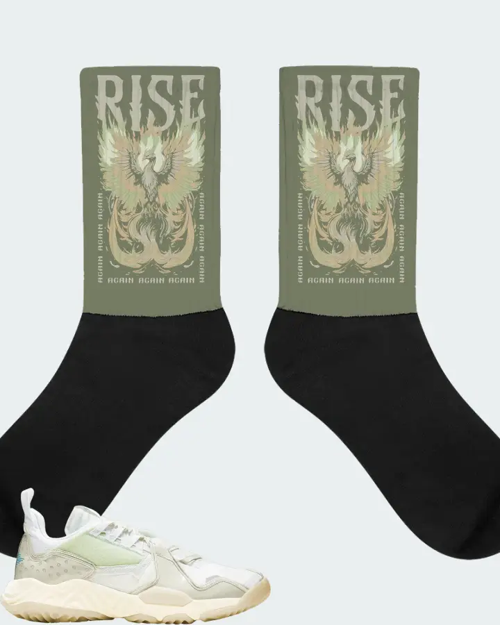 Socks in Olive