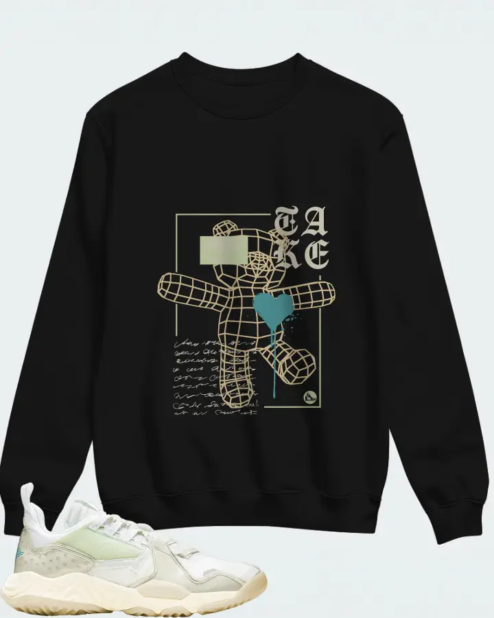 Sweatshirt in Black