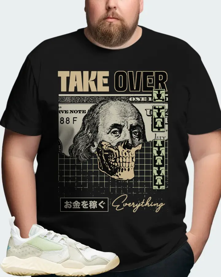 Jordan Delta  Sneaker Matching Black T-Shirt (Take Over) - View 8