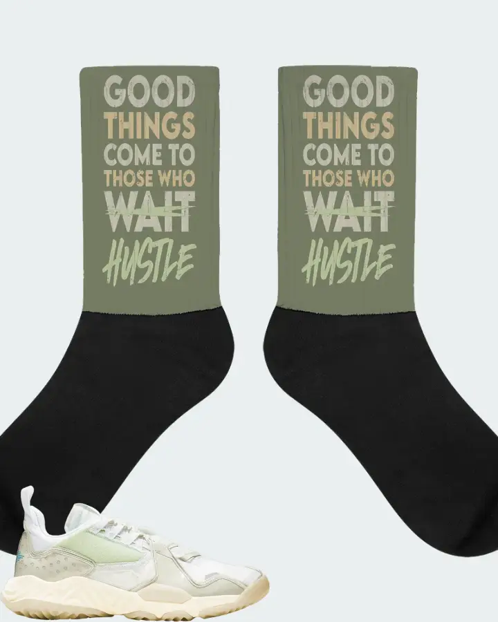 Socks in Olive