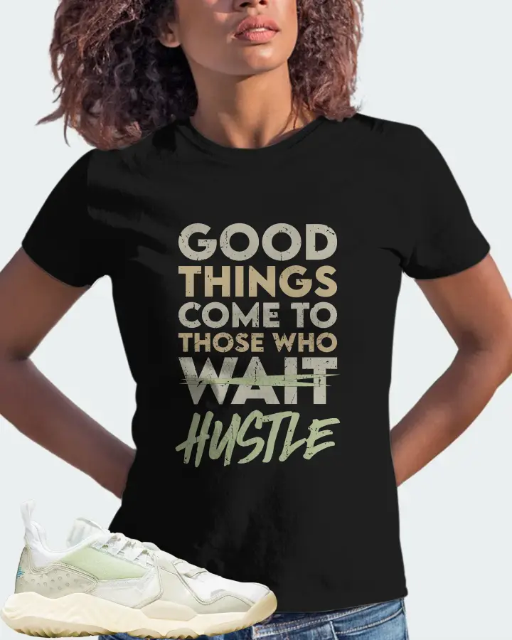 Jordan Delta Sneaker Matching Black T-Shirt (Good Things Come) - View 3