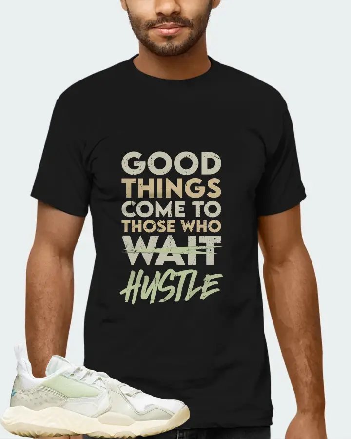 Jordan Delta Sneaker Matching Black T-Shirt (Good Things Come) - View 6