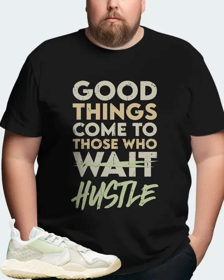Jordan Delta Sneaker Matching Black T-Shirt (Good Things Come) - View 8