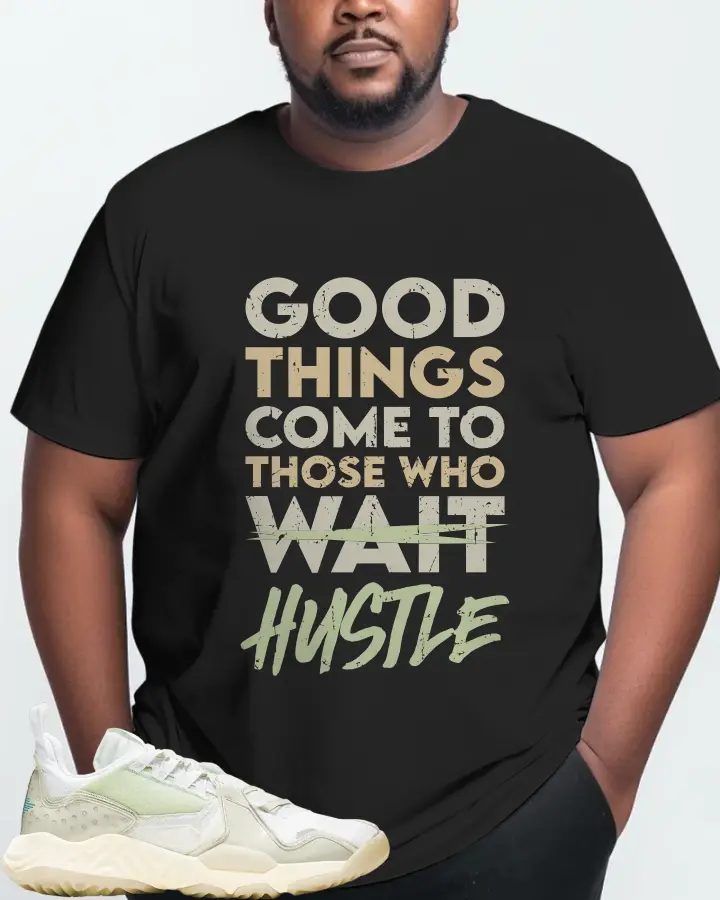 Jordan Delta Sneaker Matching Black T-Shirt (Good Things Come) - View 10