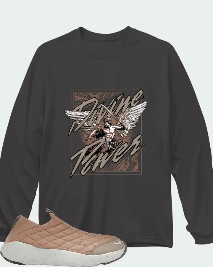 Long Sleeve T-Shirt in Dark Grey