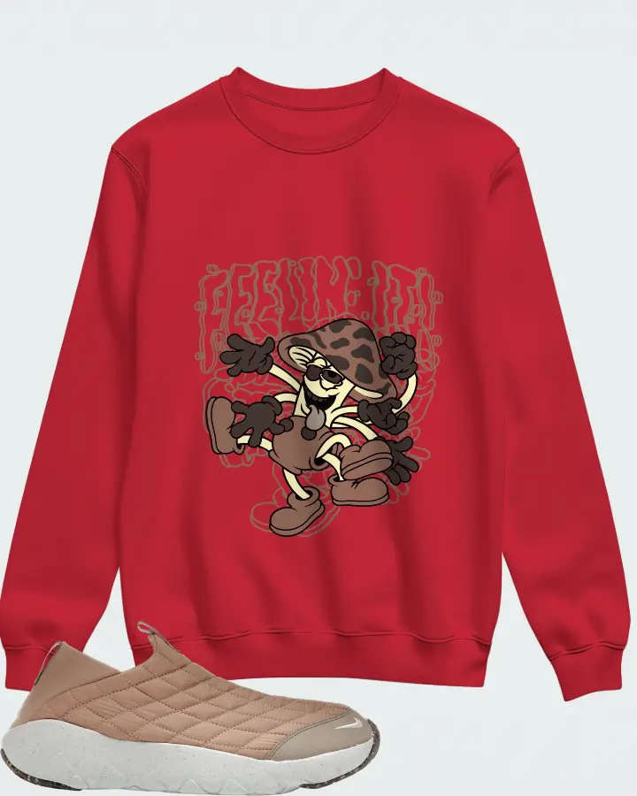 Sweatshirt in Red