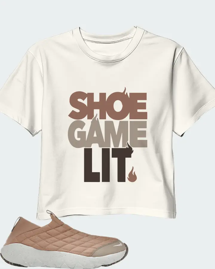 Nike ACG Moc 3.5 Sneaker Matching Ecru White Crop Top - Shoe Game Lit Classic