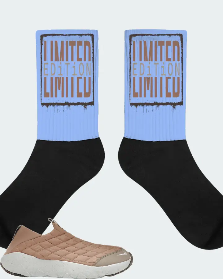 Nike ACG Moc 3.5 Sneaker Matching Carolina Blue Socks - LIMITED EDITION