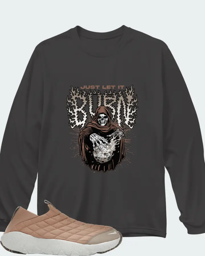 Long Sleeve T-Shirt in Dark Grey