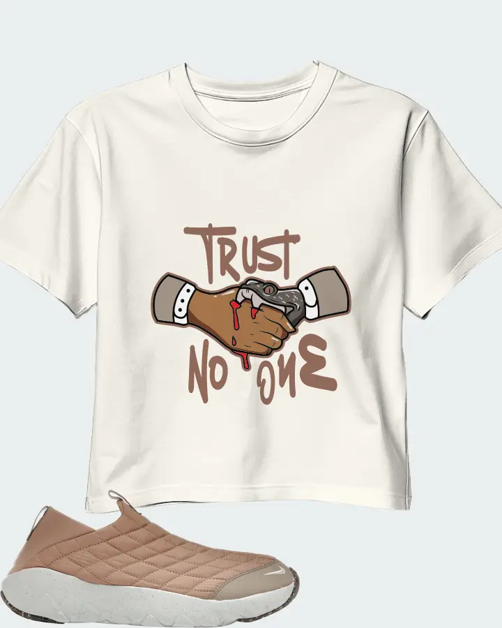 Nike ACG Moc 3.5 Sneaker Matching Ecru White Crop Top - Trust No One