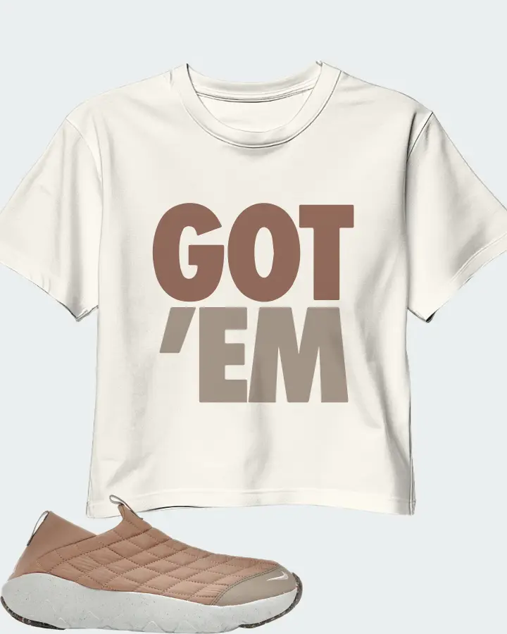 Nike ACG Moc 3.5 Sneaker Matching Ecru White Crop Top - Got Em