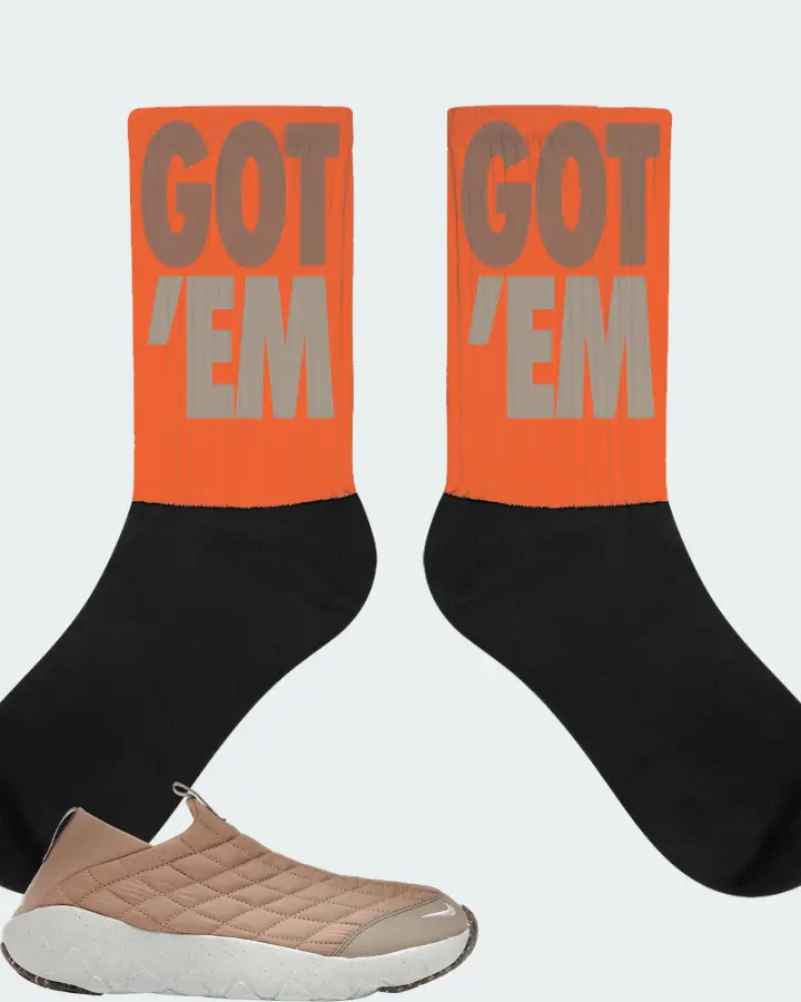 Nike ACG Moc 3.5 Sneaker Matching Orange Socks (Got Em) - View 1