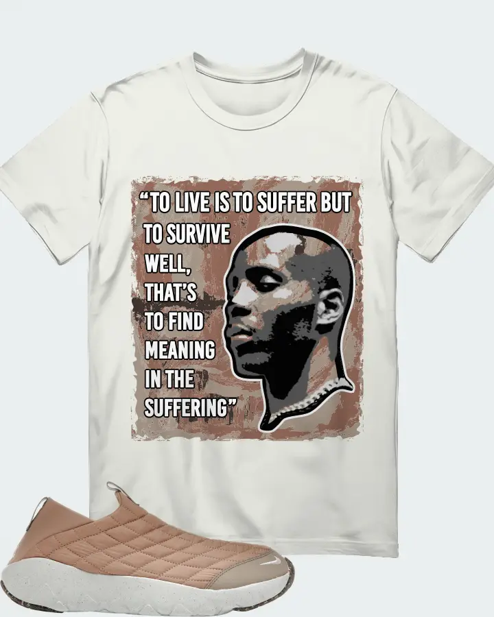 Nike ACG Moc 3.5 Sneaker Matching Ash T-Shirt - DMX Suffer Quote