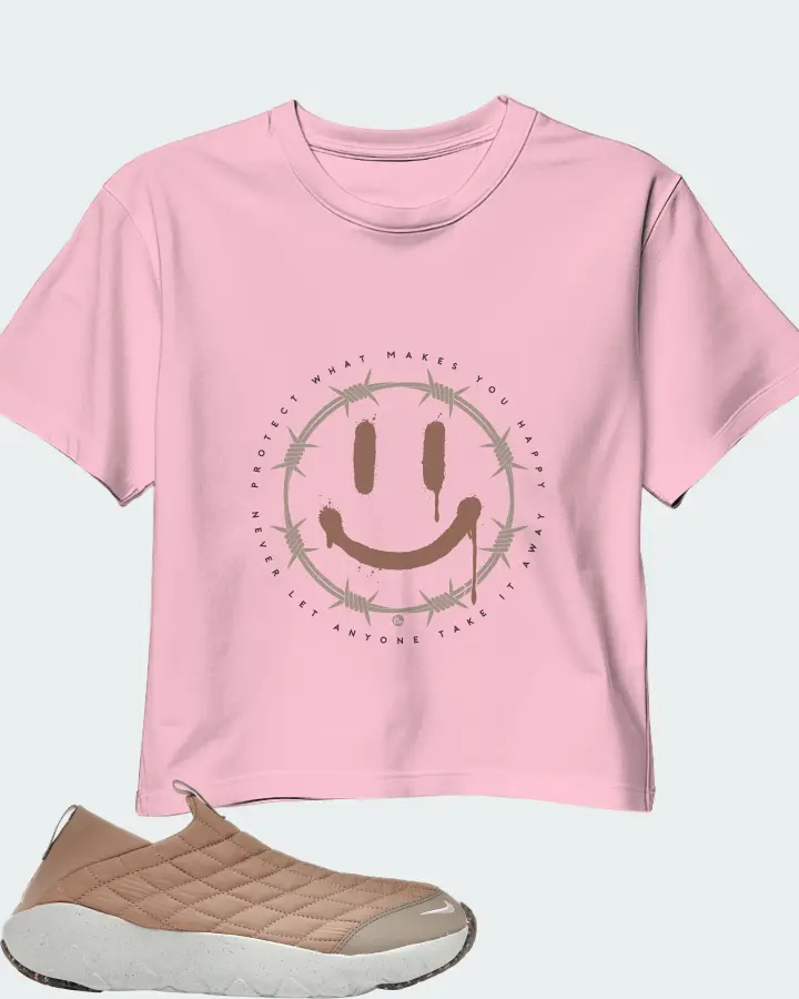 Nike ACG Moc 3.5 Sneaker Matching Pink Crop Top (PROTECT) - View 1