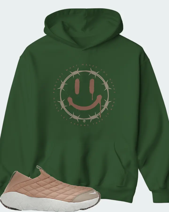 Hoodie in Army Green