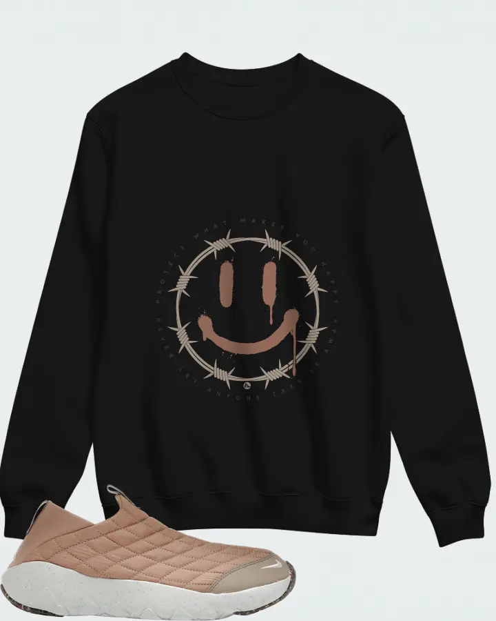 Sweatshirt in Black