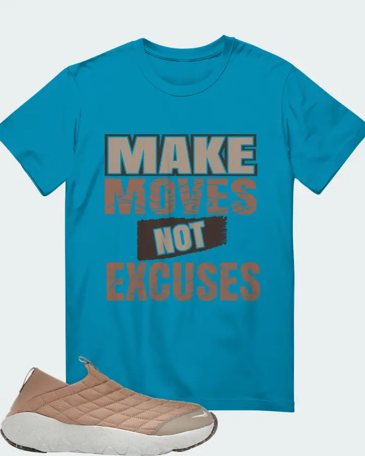 Nike ACG Moc 3.5 Sneaker Matching Aqua T-Shirt - Make Moves Not Excuses