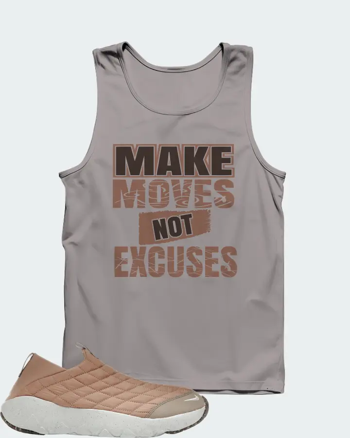Nike ACG Moc 3.5 Sneaker Matching Grey Tank Top - Make Moves Not Excuses