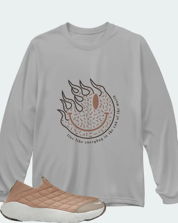 Long Sleeve T-Shirt in Grey