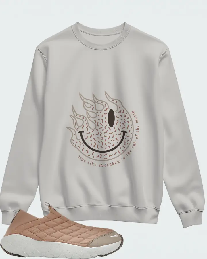 Sweatshirt in Grey