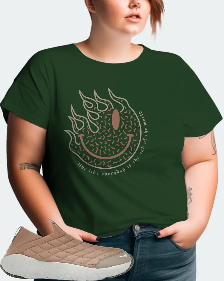 Nike ACG Moc 3.5 Sneaker Matching Forest T-Shirt (Keep Smiling) - View 11