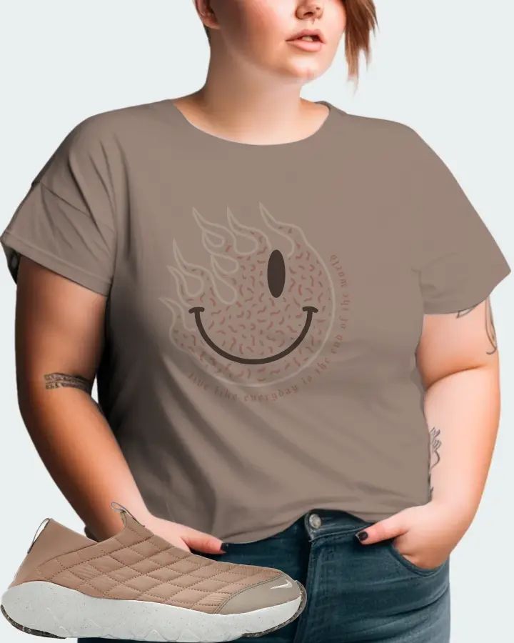 Nike ACG Moc 3.5 Sneaker Matching Pebble T-Shirt (Keep Smiling) - View 11