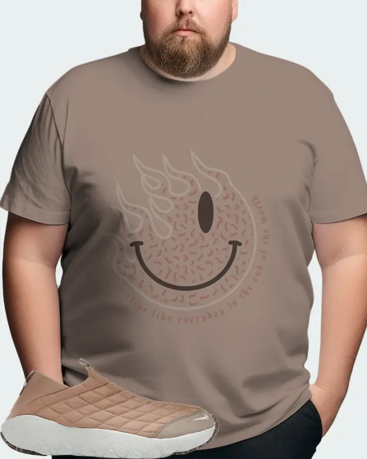 Nike ACG Moc 3.5 Sneaker Matching Pebble T-Shirt (Keep Smiling) - View 8